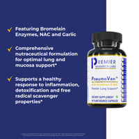Premier Research Labs, PneumoVen™, 60 Plant-Source Capsules UPC 807735724801 | Hilife Vitamins