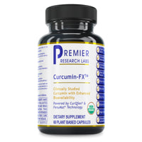 Premier Research Labs, Curcumin-FX™, 60 Plant-Source Capsules UPC 807735725785 | Hilife Vitamins