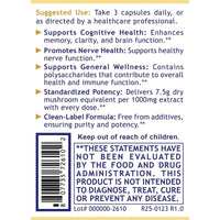 Premier Research Labs, Lion's Mane, 90 Plant-Source Capsules UPC 807735726102 | HiLife Vitamins