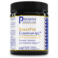 Premier Research Labs, GrassFed Colostrum-IgG™, 4 oz (120 g) UPC 807735727604 | Hilife Vitamins