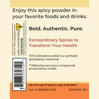 Premier Research Labs, Organic Turmeric Spice Powder, 1.3 oz (36 g) UPC 807735747121 | Hilife Vitamins