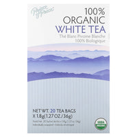 Prince Of Peace, Organic White Tea, 20 UPC 039278182200 | Hilife Vitamins