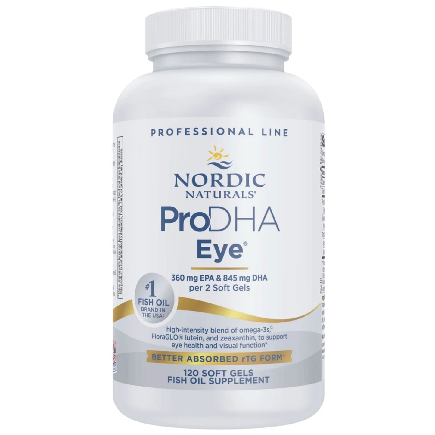 Nordic Naturals, ProDHA Eye, 1,000 mg, 120 Softgels UPC 768990500978 | HiLife Vitamins
