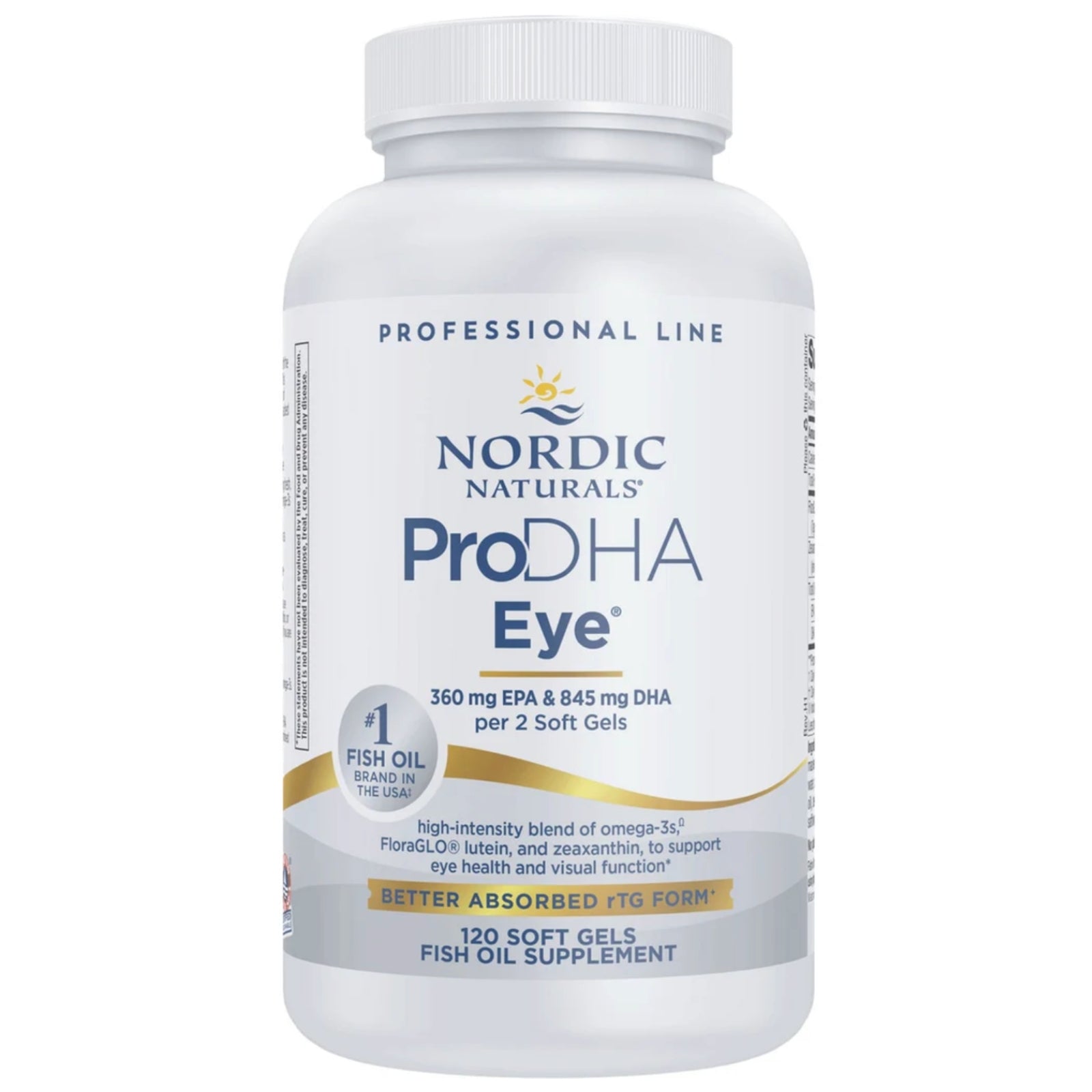Nordic Naturals, ProDHA Eye, 1,000 mg, 120 Softgels UPC 768990500978 | HiLife Vitamins