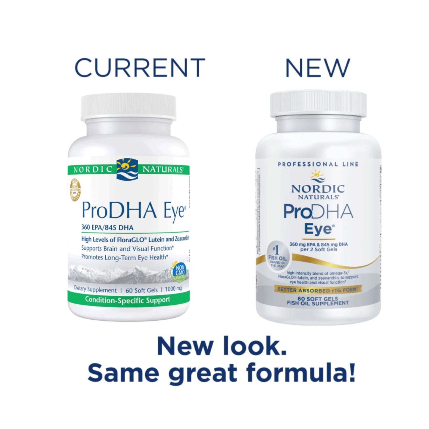 Nordic Naturals, ProDHA Eye®, 60 Softgels (500 mg per Soft Gel) UPC 768990500954 | HiLife Vitamins