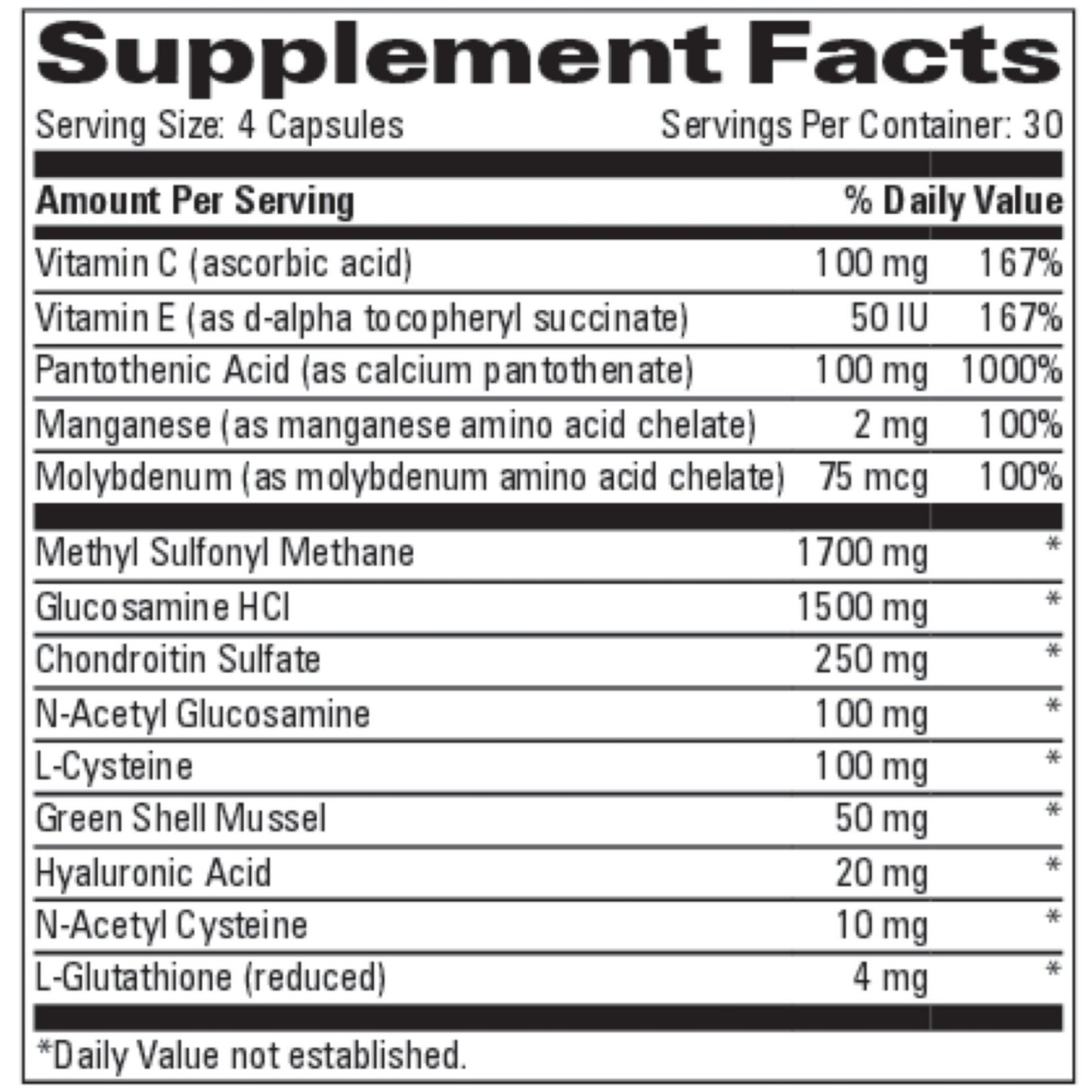 Progressive Laboratories, GC-MSM 3550, 120 Capsules UPC 351821007625 | HiLife Vitamins