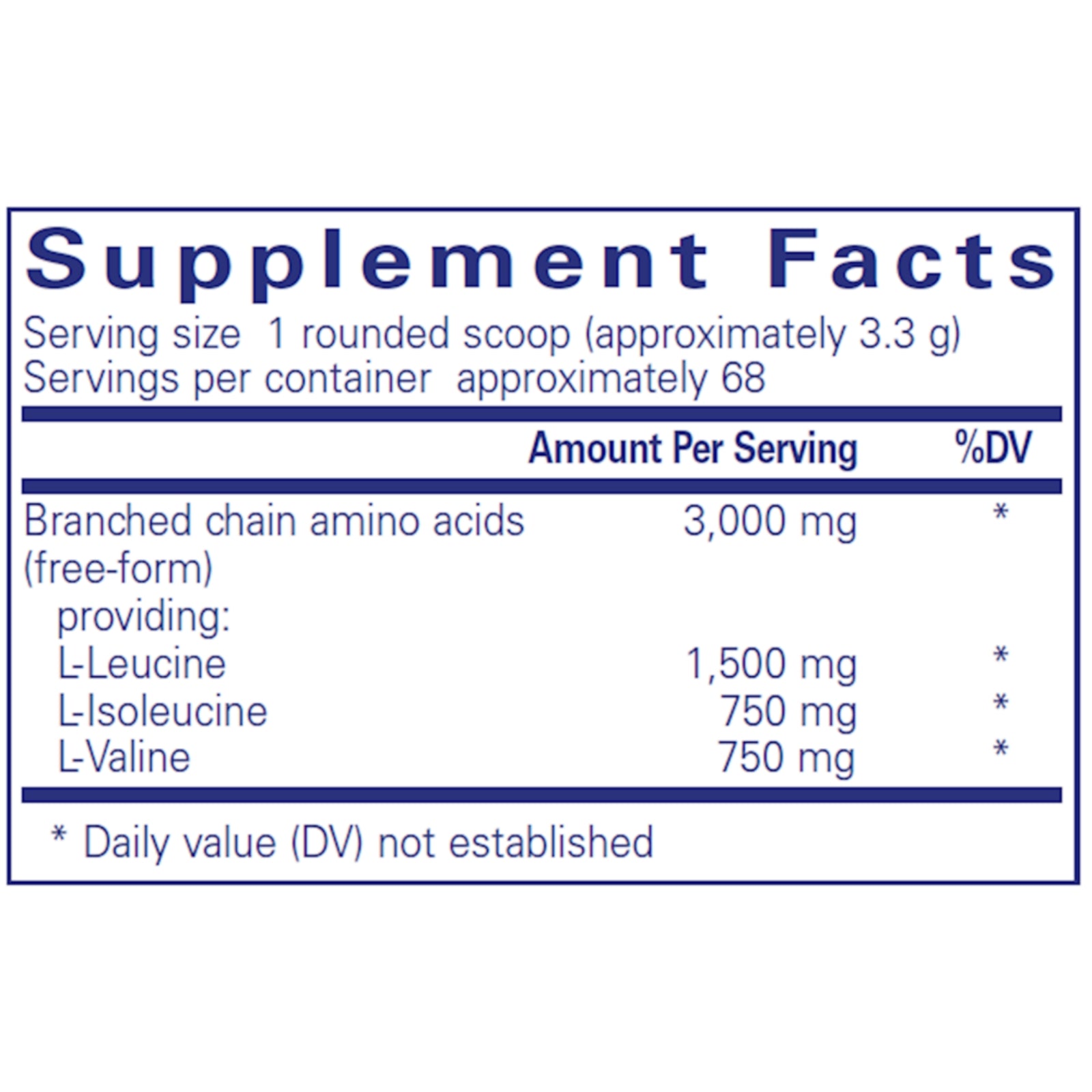 Pure Encapsulations, BCAA Powder, 8 oz UPC 766298002804 | HiLife Vitamins