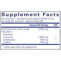Pure Encapsulations, BCAA Powder, 8 oz UPC 766298002804 | HiLife Vitamins