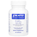 Pure Encapsulations, CoQ10 120 mg, 60 Capsules UPC 766298000794 | HiLife Vitamins