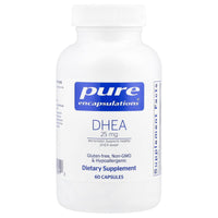 Pure Encapsulations, DHEA 25 mg, 60 Capsules UPC 766298000992 | HiLife Vitamins