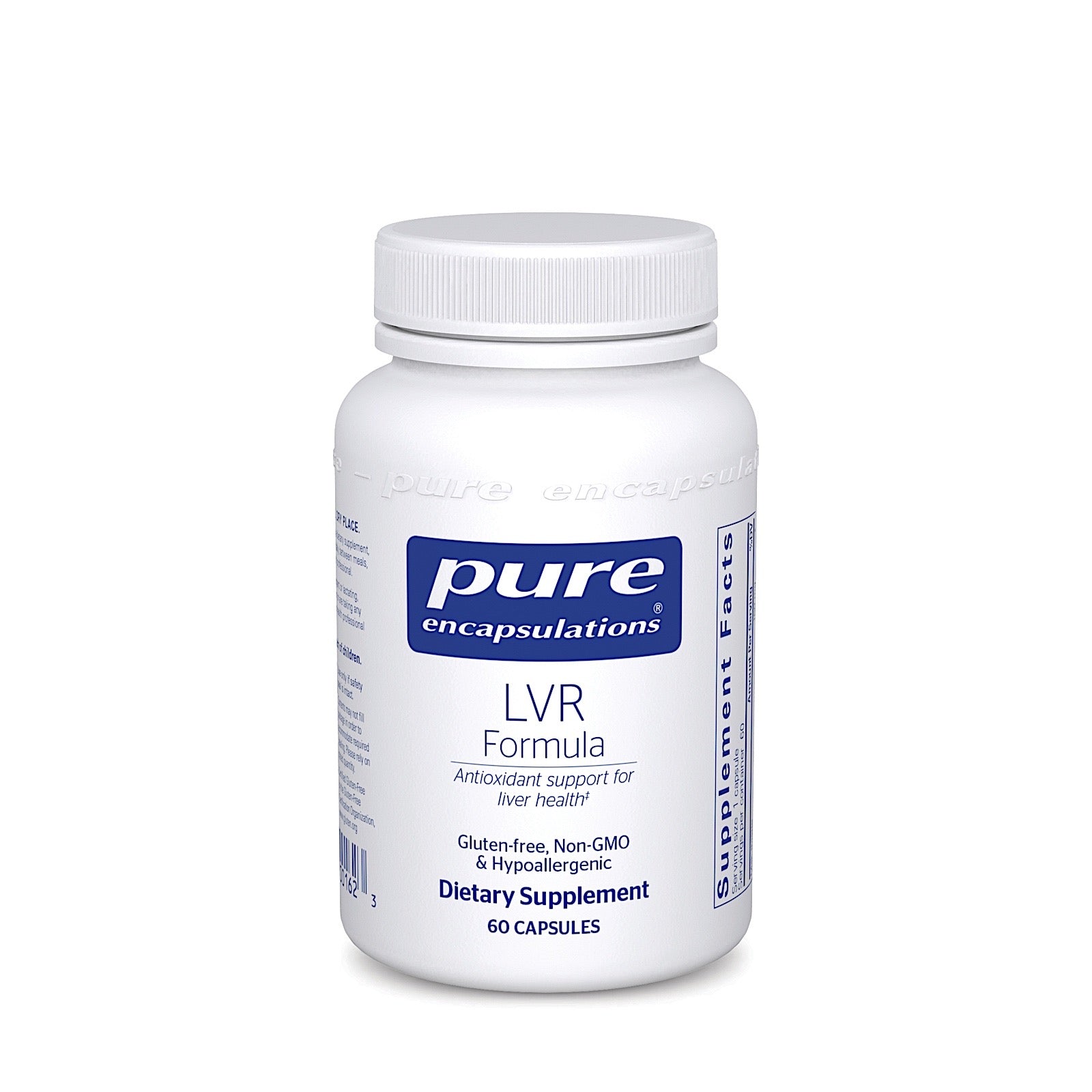 Pure Encapsulations, LVR Formula, 60 Capsules UPC 766298001623 | HiLife Vitamins