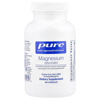 Pure Encapsulations, Magnesium Glycinate 120 mg, 90 Capsules - 766298001746 | Hilife Vitamins