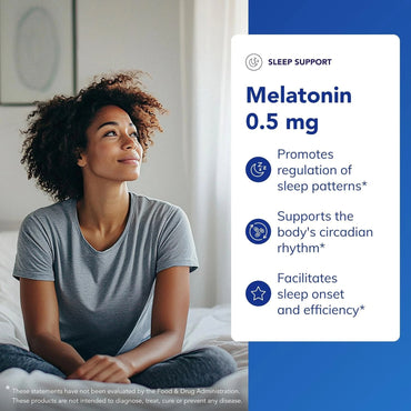 Pure Encapsulations, Melatonin 0.5 mg, 60 Capsules UPC 766298001777 | Hilife Vitamins