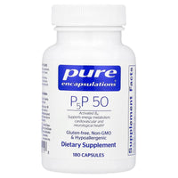 Pure Encapsulations, P5P 50, 180 Capsules UPC 766298002118 | HiLife Vitamins