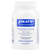 Pure Encapsulations, Pregnenolone 30 mg, 180 Capsules UPC 766298002224 | HiLife Vitamins