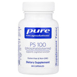 Pure Encapsulations, PS 100 (phosphatidylserine), 60 Capsules UPC 766298002231 | Hilife Vitamins