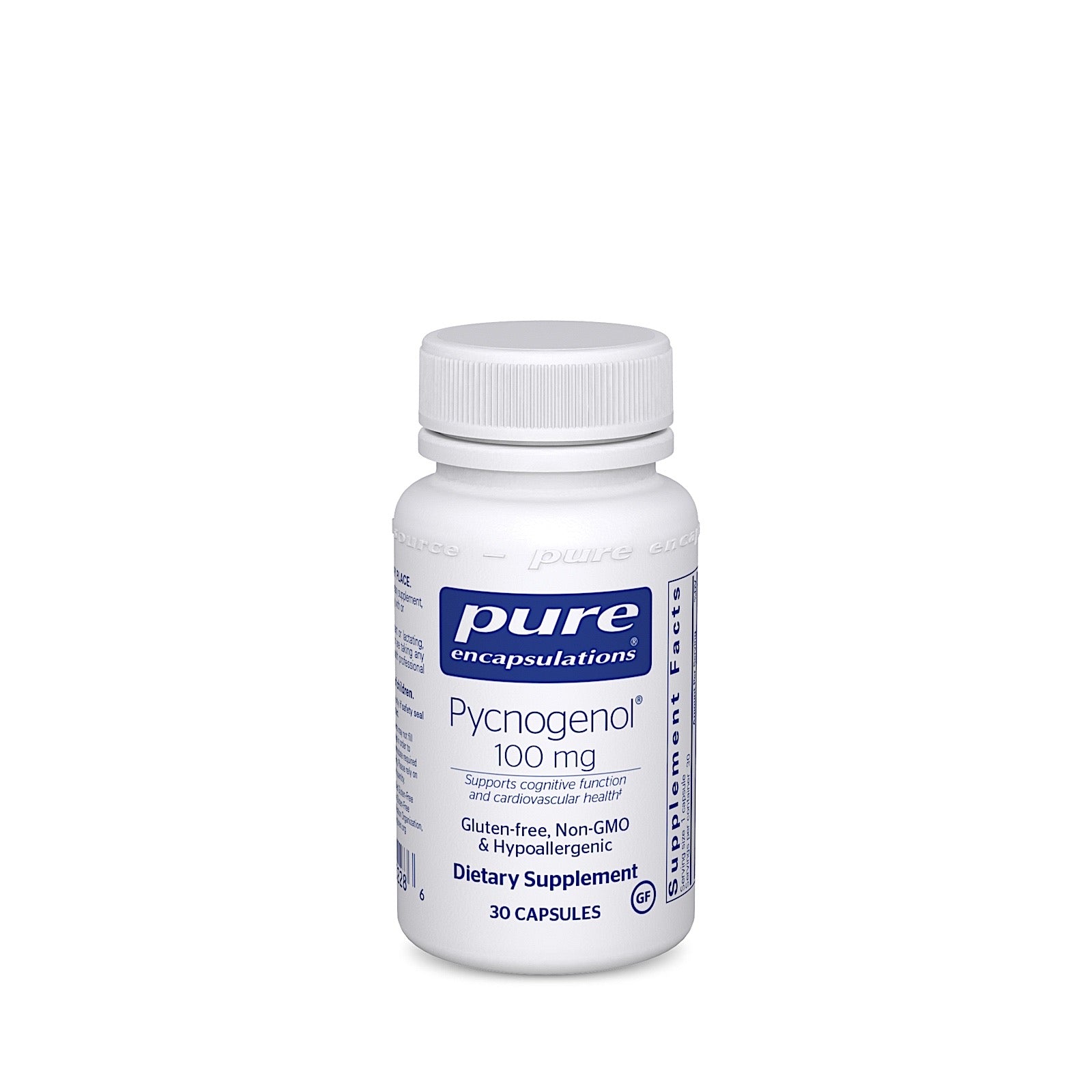 Pure Encapsulations, Pycnogenol 100 mg, 30 Capsules UPC 766298002286 | HiLife Vitamins
