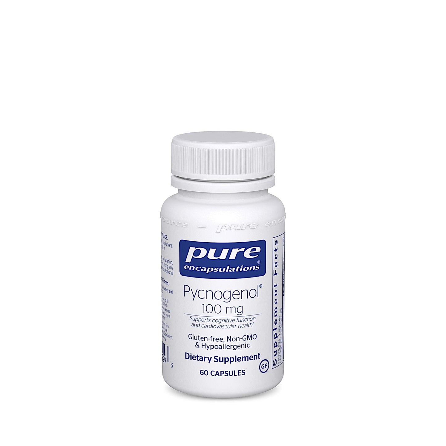 Pure Encapsulations, Pycnogenol 100 mg, 60 Capsules UPC 766298002293 | HiLife Vitamins