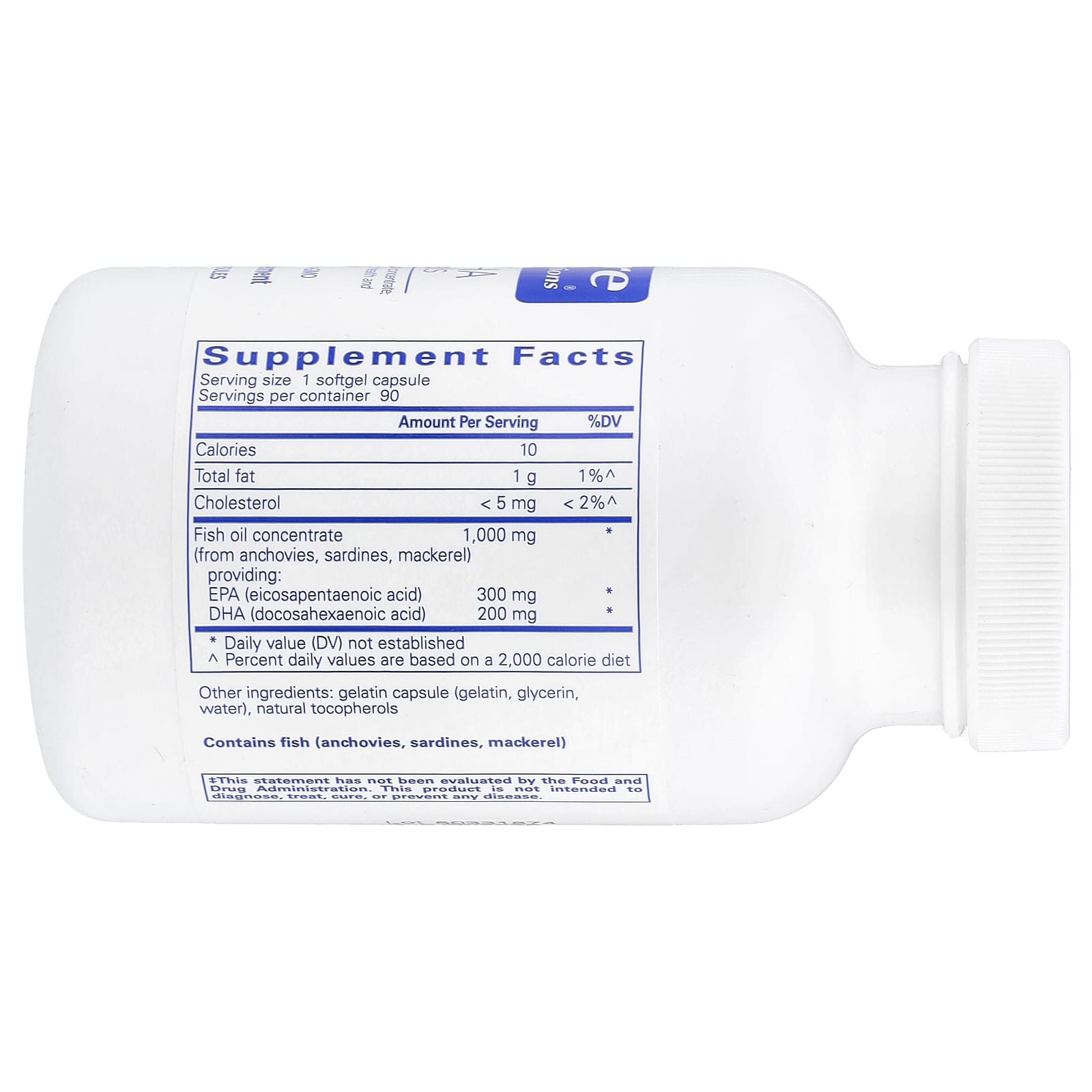 Pure Encapsulations, EPA/DHA Essentials 1000 mg, 90 Softgels UPC 766298002811 | HiLife Vitamins
