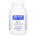 Pure Encapsulations, NAC 900 mg, 120 Capsules UPC 766298003313 | HiLife Vitamins