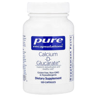 Pure Encapsulations, Calcium-D-Glucarate™, 120 Capsules UPC 766298003566 | Hilife Vitamins