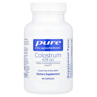 Pure Encapsulations, Colostrum 450 mg, 90 Capsules UPC 766298003917 | HiLife Vitamins