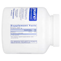 Pure Encapsulations, Magnesium Citrate/Malate 120 mg, 180 Capsules UPC 766298004365 | HiLife Vitamins