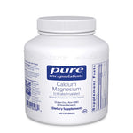Pure Encapsulations, Calcium Magnesium (Citrate/Malate), 180 Capsules UPC 766298004389 | HiLife Vitamins