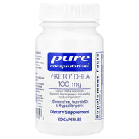 Pure Encapsulations, 7-KETO® DHEA, 100 mg, 60 Capsules UPC 766298004457 | Hilife Vitamins
