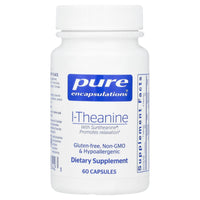 Pure Encapsulations, L-Theanine 200 mg, 60 Capsules - 766298005423 | Hilife Vitamins