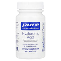 Pure Encapsulations, Hyaluronic Acid, 60 Capsules UPC 766298006055 | HiLife Vitamins