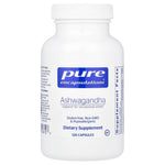 Pure Encapsulations, Ashwagandha 500 mg, 120 Capsules UPC 766298006123 | HiLife Vitamins