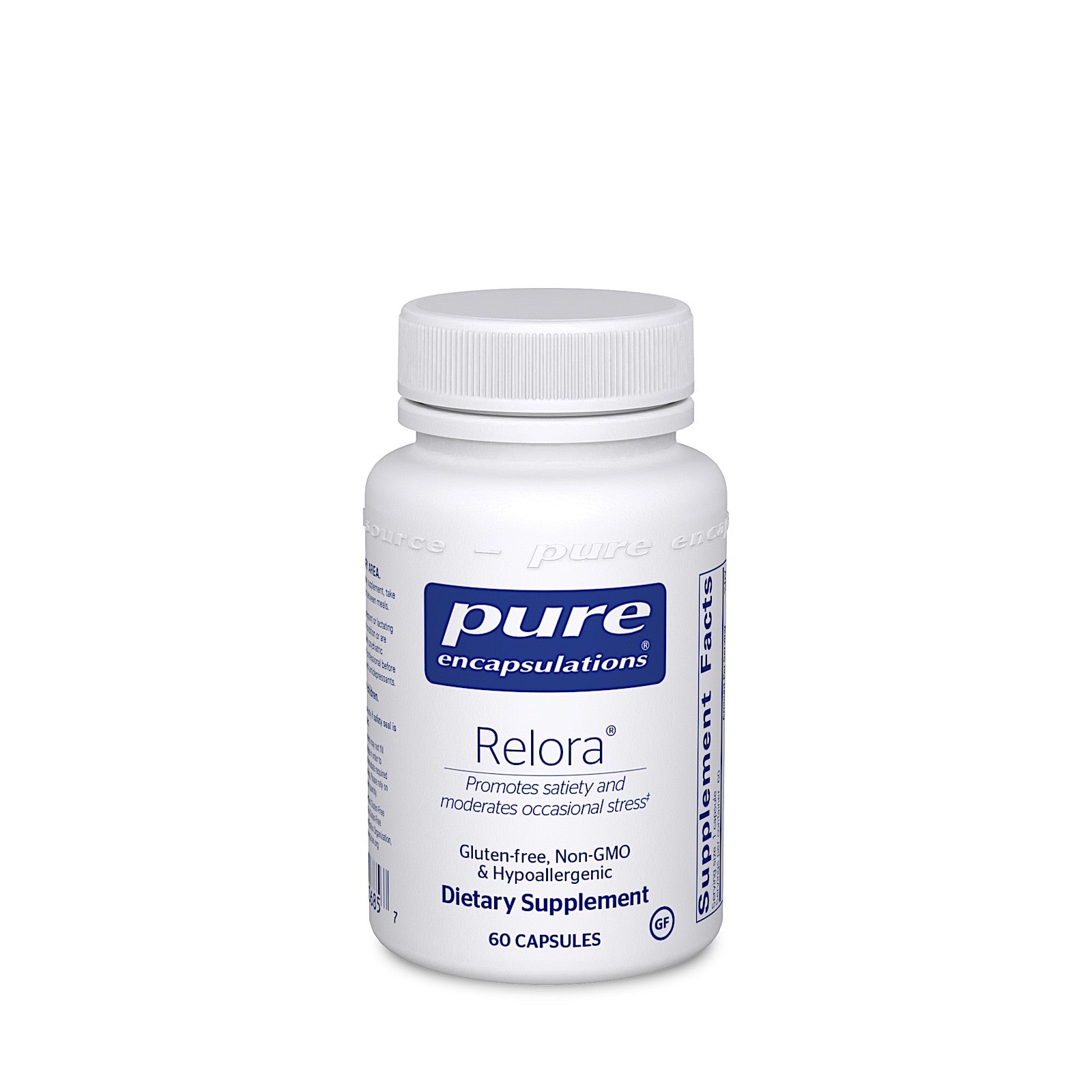 Pure Encapsulations, Relora, 60 Capsules UPC 766298006857 | HiLife Vitamins