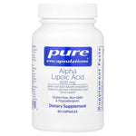 Pure Encapsulations, Alpha Lipoic Acid 600 mg, 60 Capsules UPC 766298007014 | HiLife Vitamins