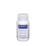 Pure Encapsulations, Vitamin D3 25 mcg 1,000 IU, 60 Capsules UPC 766298008196 | HiLife Vitamins