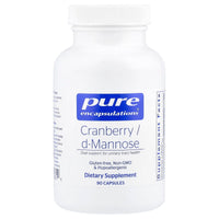 Pure Encapsulations, Cranberry/D-Mannose, 90 Capsules UPC 766298008219 | HiLife Vitamins