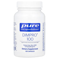 Pure Encapsulations, DIM-Pro 100, 120 Capsules UPC 766298008554 | HiLife Vitamins
