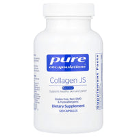 Pure Encapsulations, Collagen JS, 120 Capsules UPC 766298008868 | HiLife Vitamins