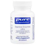 Pure Encapsulations, Digestive Enzymes Ultra, 180 Capsules UPC 766298009728 | HiLife Vitamins