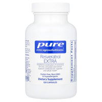 Pure Encapsulations, Resveratrol Extra, 120 Capsules UPC 766298010199 | HiLife Vitamins
