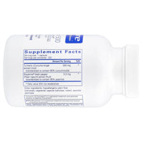 Pure Encapsulations, Curcumin 500 W/ Bioperine, 120 Capsules - 766298010724 | Hilife Vitamins