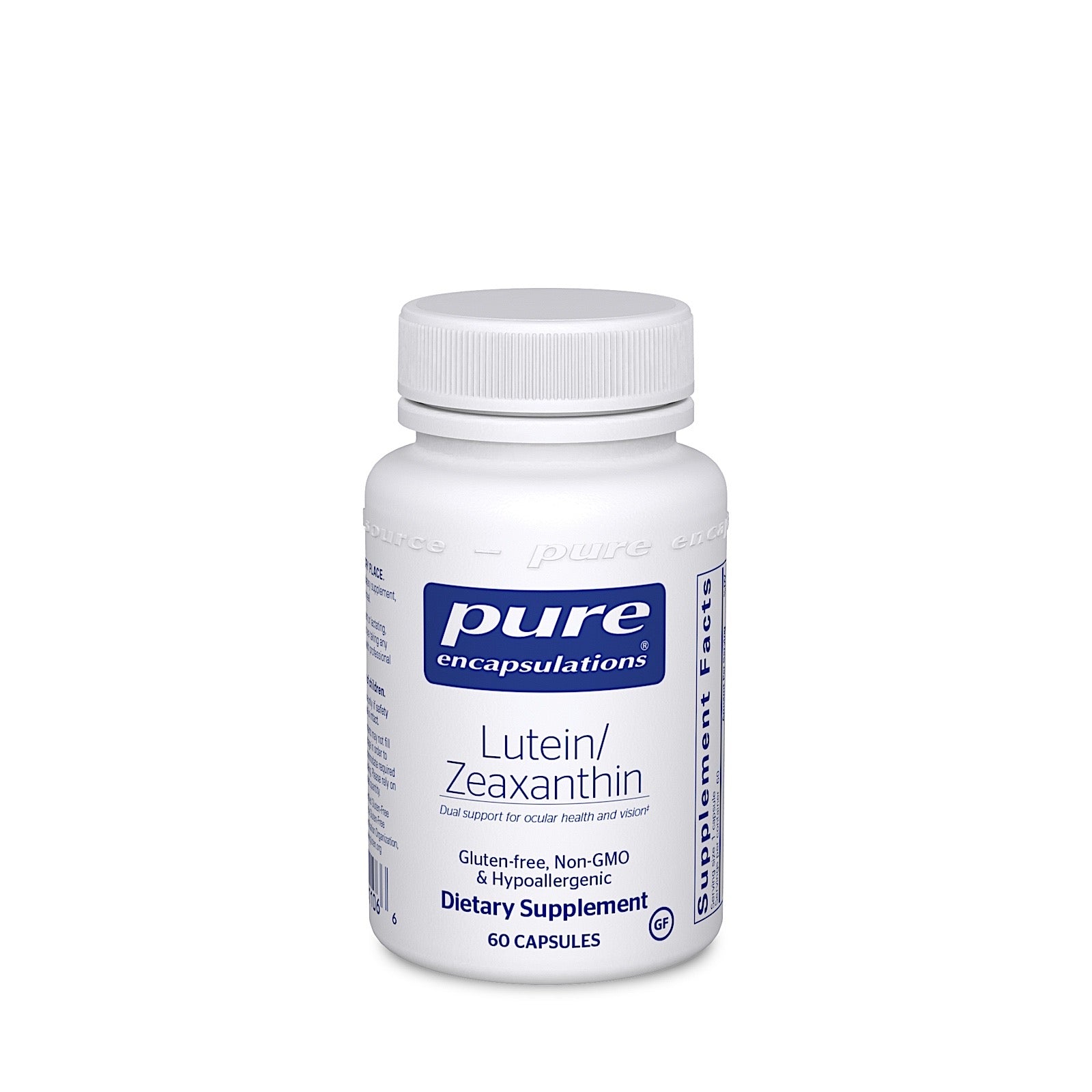 Pure Encapsulations, Lutein/Zeaxanthin, 60 Capsules UPC 766298011066 | HiLife Vitamins