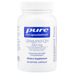 Pure Encapsulations, Ubiquinol-QH 100 mg, 60 Softgel Capsules UPC 766298011097 | HiLife Vitamins