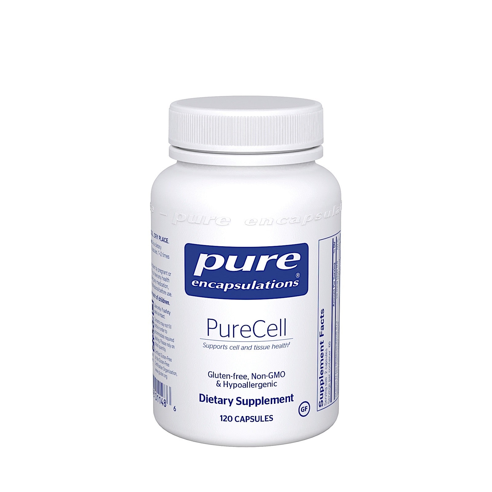 Pure Encapsulations, PureCell, 120 Capsules UPC 766298011486 | HiLife Vitamins