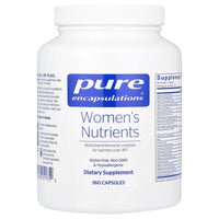 Pure Encapsulations, Women’s Nutrients 40+, 360 Capsules UPC 766298011752 | HiLife Vitamins