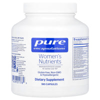 Pure Encapsulations, Women's Nutrients, 180 Capsules UPC 766298011769 | HiLife Vitamins