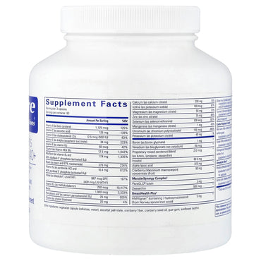 Pure Encapsulations, Women's Nutrients 40+, 180 Capsules UPC 766298011769 | Hilife Vitamins