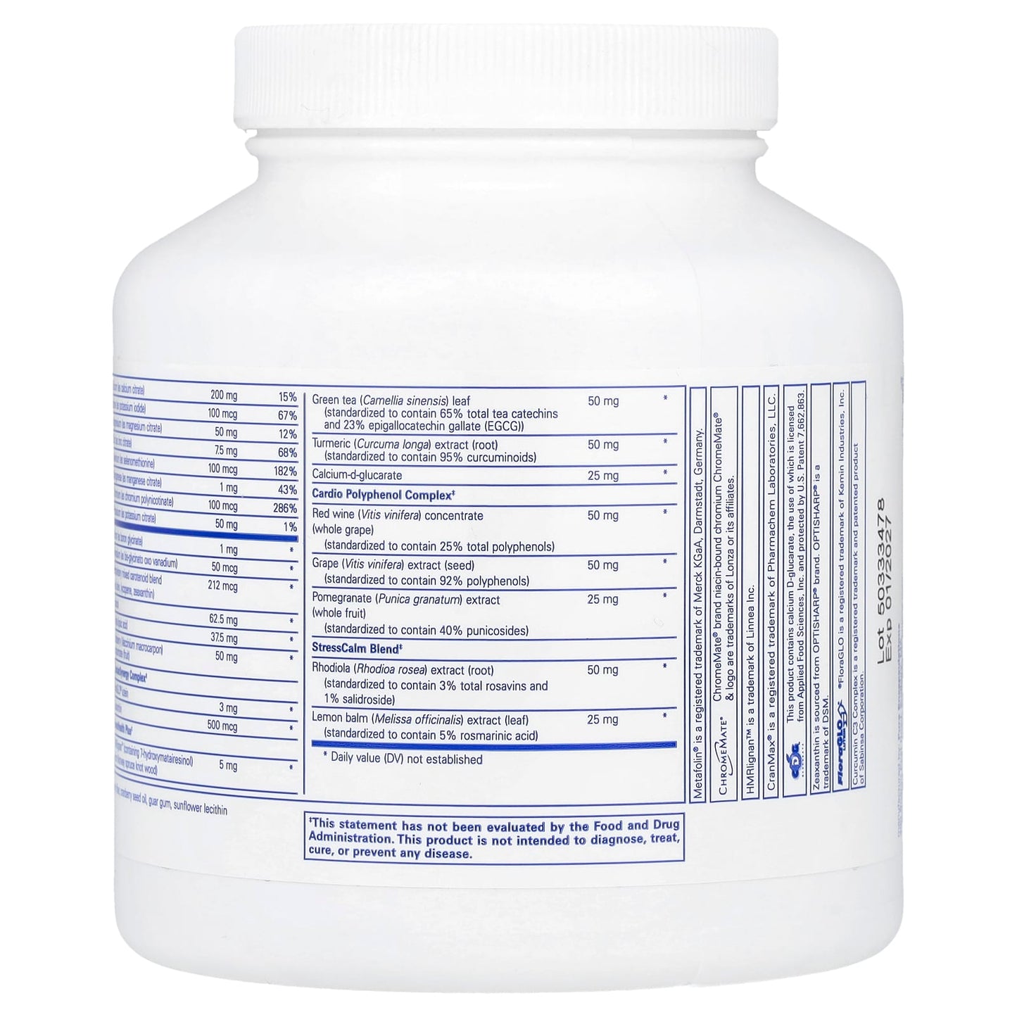 Pure Encapsulations, Women's Nutrients, 180 Capsules UPC 766298011769 | HiLife Vitamins