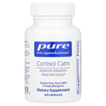 Pure Encapsulations, Cortisol Calm, 60 Capsules UPC 766298012179 | HiLife Vitamins