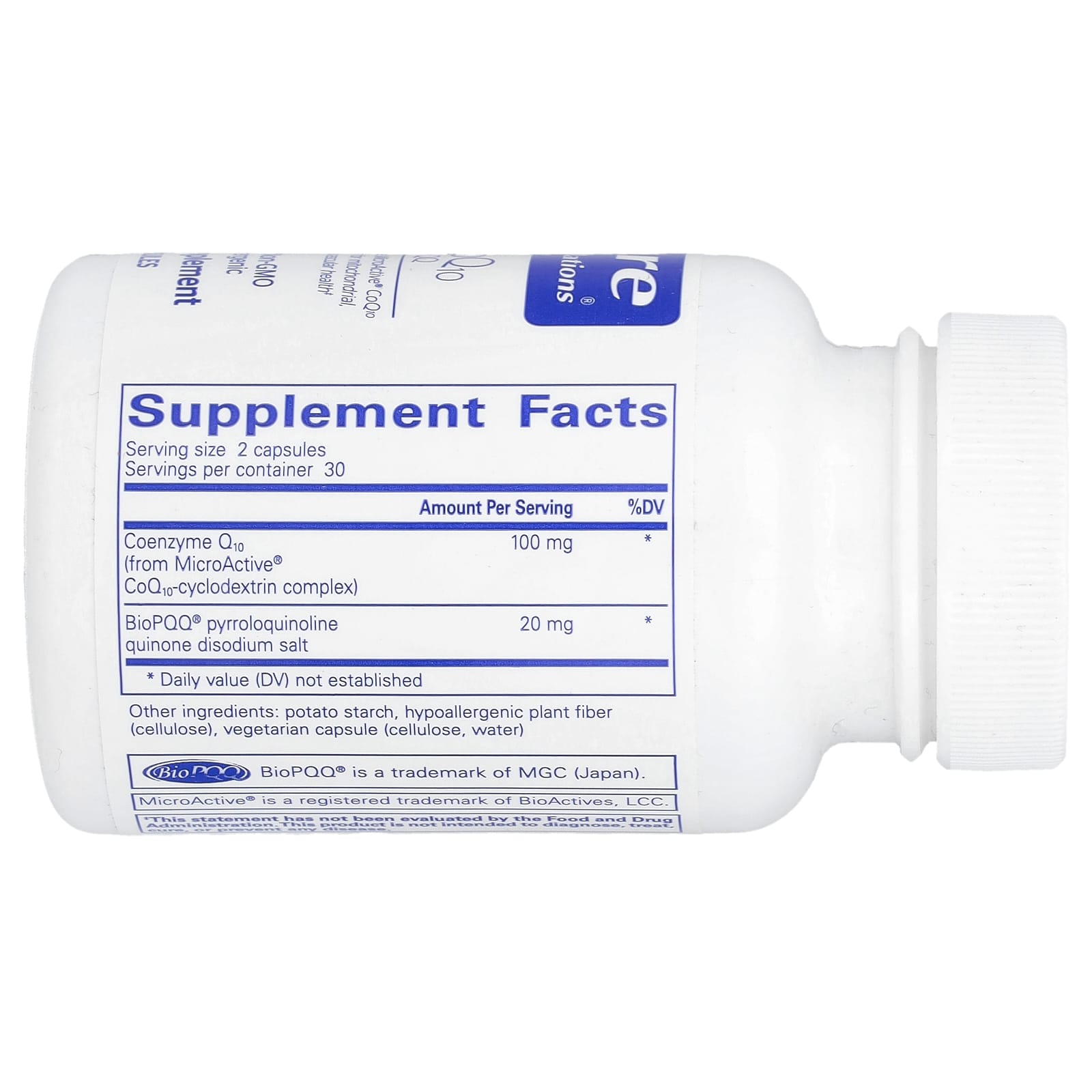 Pure Encapsulations, SR-CoQ10 With PQQ, 60 Capsules UPC 766298012650 | HiLife Vitamins